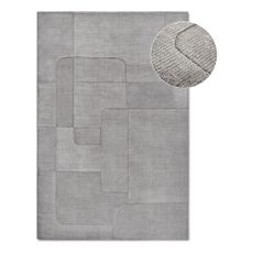 Sivý ručne tkaný vlnený koberec 120x170 cm Charlotte – Villeroy&Boch