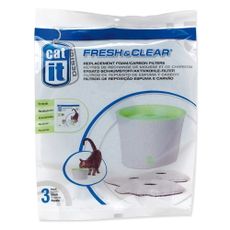 Filtre do vodnej fontány v súprave 3 ks pre mačku Catit Fresh&Clear – Plaček Pet Products