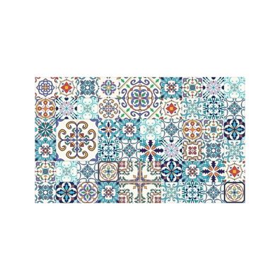 Sada 60 nástenných samolepiek Ambiance Tiles Azulejos Antibes, 10 × 10 cm