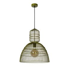 Lucide 78395/01/33 - Luster na lanku GASSET 1xE27/60W/230V zelená