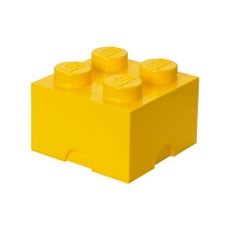 Žltý úložný box štvorec LEGO®