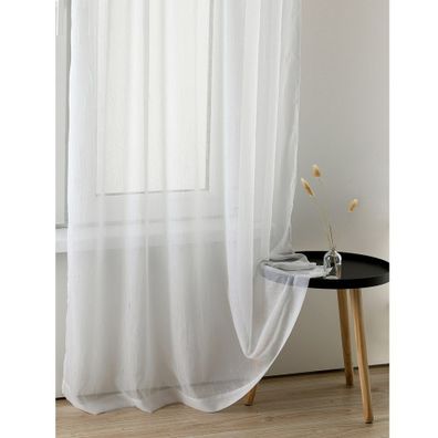Homede Záclona Kresz Loops, biela, 280 x 275 cm
