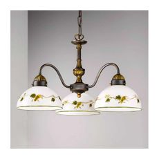 Kolarz 731.83.122 - Luster na reťazi NONNA 3xE27/75W/230V víno
