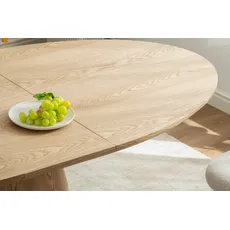 Jedálenský stôl UNIQUE 160-200 cm rozkladací dubový dyhovaný