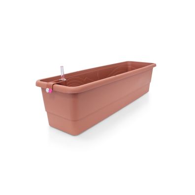 Gardenico Samozavlažovací truhlík Smart Systém Gardenie terakota, 80 cm, 80 cm