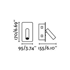 FARO 62114 - LED Nástenné bodové svietidlo SUAU LED/3W/230V zlatá