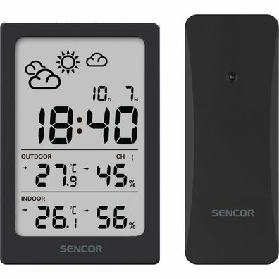 Sencor SWS 2300 B meteorologická stanica, čierna