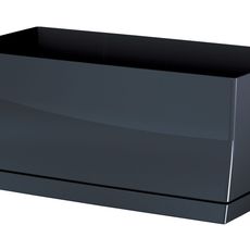 Prosperplast Truhlík KUBA s miskou grafit, varianta 24 cm