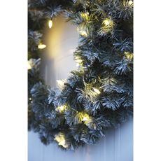 Eglo 410932 - LED Vonkajší vianočný veniec EDMONTON 30xLED/0,064W/3/230V IP44