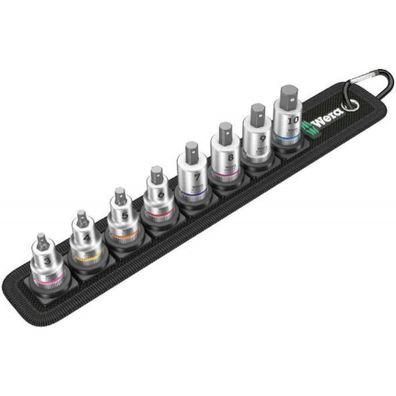 Wera 003971 Zyklop 3/8" Belt B 2 inbusové zásuvky s funkciou držania (sada 8 ks)