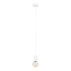 Eglo 900798 - Luster na lanku POZUETA 1xE27/40W/230V biela