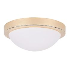 Stropné svietidlo v zlatej farbe so skleneným tienidlom ø 28 cm Roda - Candellux Lighting