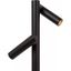 Lucide 27703/04/30 - LED Stm. nab. vonk. lampa ANTRIM 2xLED/2,2W/4V IP54 čierna