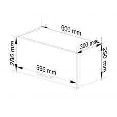 Kuchynská skrinka OLIVIA W60OK - biela/beton
