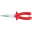 Polkruhové kliešte s čepeľami (so zobákom) 200 mm - 1000 V.  KNIPEX 26 17 200 - chrómované, izolované VDE