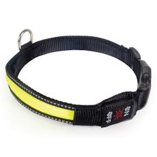 Tommi Dobíjecí LED obojek veľ. M, 40 - 50 cm, zelená