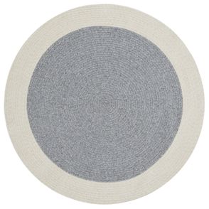 NORTHRUGS - Hanse Home koberce Kusový koberec Braided 105555 Grey Creme kruh – na von aj na doma - 150x150 (priemer) kruh cm