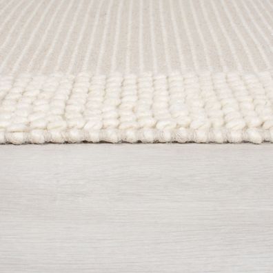 Flair Rugs , Kusový koberec Bobble Wool Ivory, 200x290, biela, obývacia izba