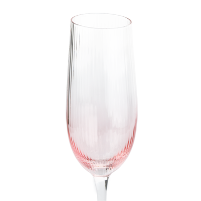Poháre na šampanské, set 6 ks, 280 ml, ružová, CELESTE TYP 1
