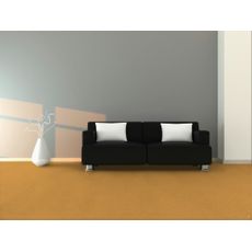 Vorwerk , Metrážny koberec Bingo 2F57 žltý, na mieru, šíře 4m, žltá, filc, chodba / predsieň