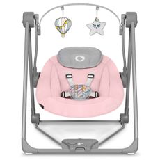 Lionelo - Detské hojdátko OTTO 4xLR14 Pink Baby