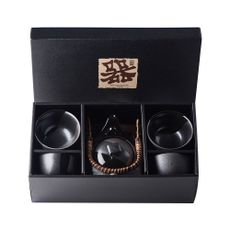 Čierny čajový set MIJ Gunmetal