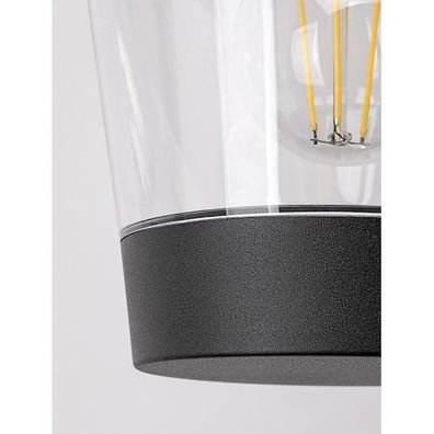 Rabalux 7267 - Vonkajšia nástenná lampa so senzorom SAVANO 1xE27/40W/230V IP44