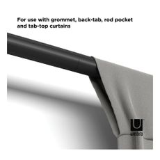 Oceľová roztiahnuteľná garniža 81 - 325 cm Zen - Umbra
