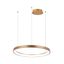 Azzardo AZ5020-LED Stmievateľný luster na lanku AGNES LED/48W/230V pr. 58 cm zlatá