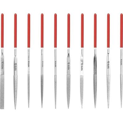 Sada pilníků jehlových diamantových 3 x 140 mm 10 ks 50 mm - YT-6144