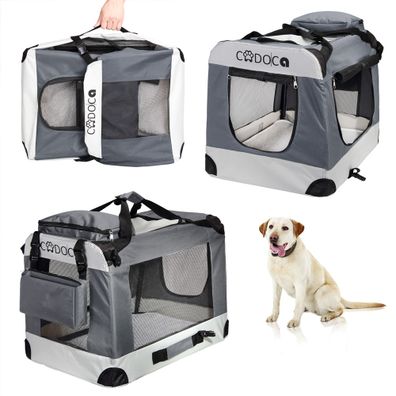 Prepravný box pre psov Sony 92 x 64 x 64 cm | sivá
