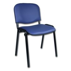 Konferenčná stolička ISO eko-koža Modrá D4 EKO