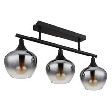 Globo 15548-3D1 - Prisadený luster MAXY 3xE27/40W/230V čierna
