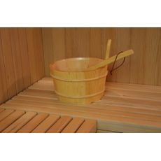 M-Spa - suchá sauna pre 4 osoby so saunovou pecou 180 x 160 x 201 cm