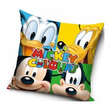 Vankúš Mickey Mouse Colours - motív Disney Gang - 40 x 40 cm