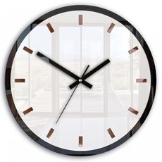 ModernClock Nástenné hodiny Rolo biele