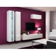 CAMA MEBLE Vigo 90 skrinka na stenu biela / biely lesk