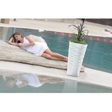 NABBI DPSA350 plastový kvetináč 34,6 cm mocca