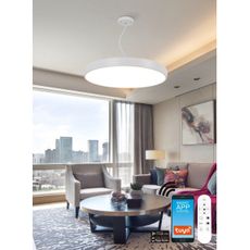 Top Light - LED RGB Stmievateľný luster na lanku LED/60W/230V Wi-Fi Tuya biela + DO
