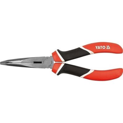 Zahnuté půlkulaté kleště 160 mm prodloužené CrV - YT-1945