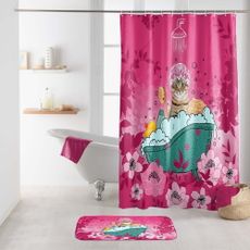 Ružová kúpeľňová predložka 45x75 cm Chatibulle – douceur d'intérieur