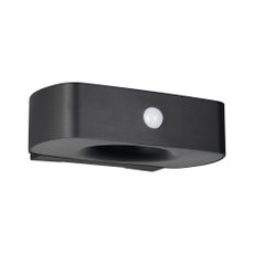 LED nástenné solárne vonkajšie svietidlo (výška 6 cm) Bilbao – Trio