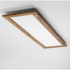 Eglo -LED Prisadený panel SALOBRENA-RW LED/34W/230V 2700/4000K 124x34 cm hnedá