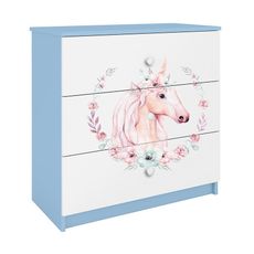 Detská komoda  Babydreams Modrá – Kôň