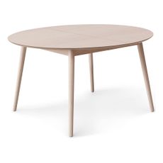 Okrúhly rozkladací jedálenský stôl s prídavnou doskou v dekore duba ø 135 cm Meza – Hammel Furniture