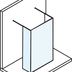 Bočné zástena k sprchovacím dverám 88 cm Polysan Modular MS110B