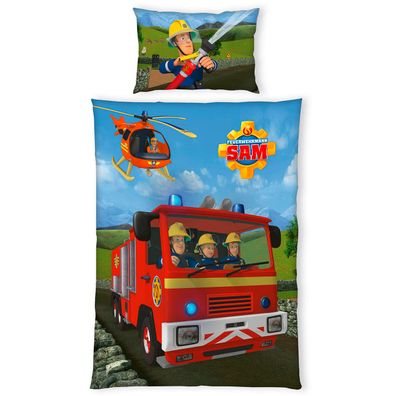 XXXL DETSKÉ OBLIEČKY POŽIARNIK SAM 100/135 cm