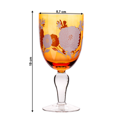 Poháre na víno, set 6 ks, 500 ml, mix farieb, GAIRA TYP 1