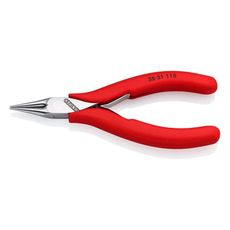 Elektronické montážne kliešte 115 mm KNIPEX 35 31 115 - leštená hlava, plastové puzdrá
