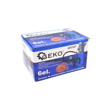 Pištoľ fúkacia s manometrom GEKO, sada 6ks